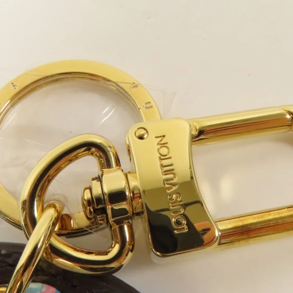 LOUIS VUITTON LV GHW VIVIENNE PORTE CLES Hollywood ILLUSTRE CHARM MONOGRAM BROWN - Picture 6 of 6